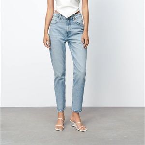 Zara High Rise  Mom Jeans
